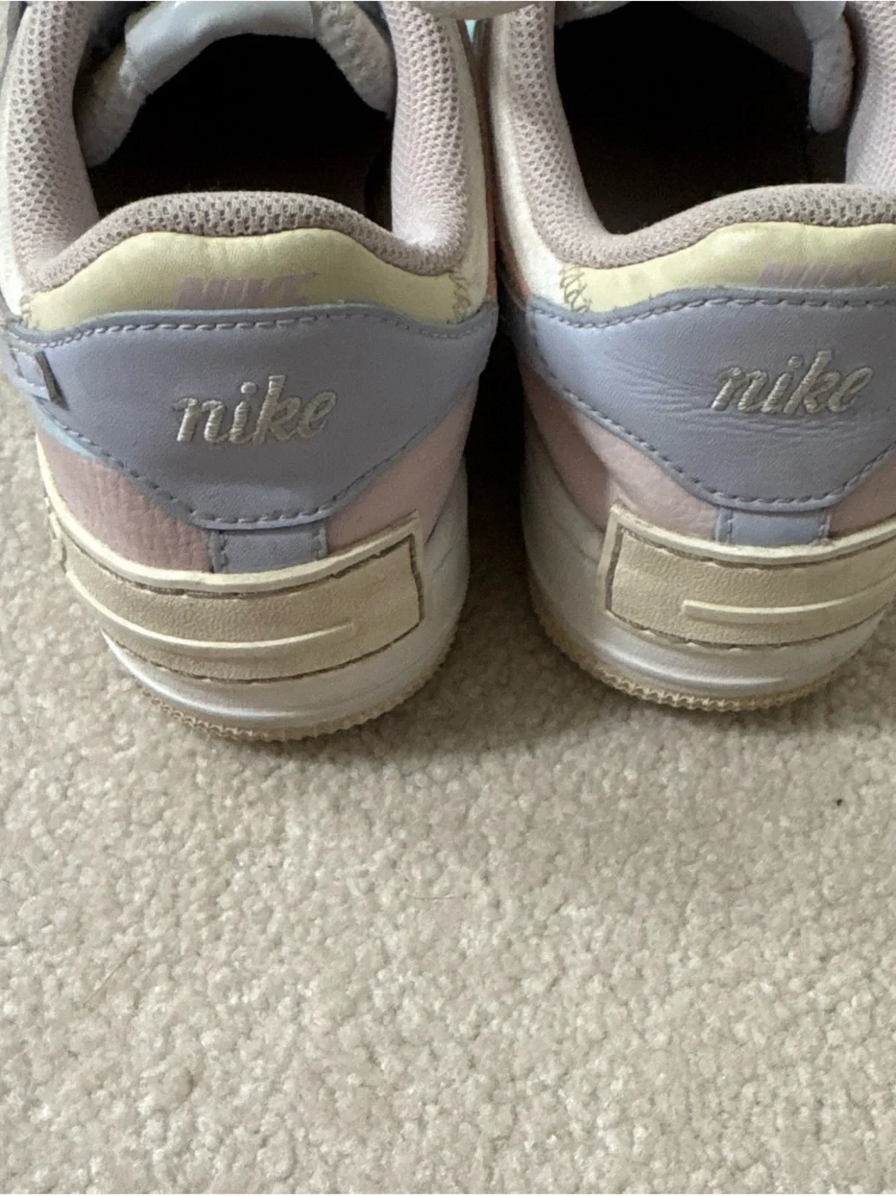 Nike Pastel Multi-Panel Low-Top Sneakers 8.5W